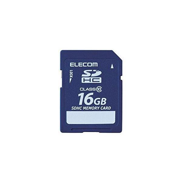 エレコム SDHCカード 16GB class10 データ復旧サービス付 MF-FSD016GC10...