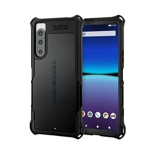 エレコム Xperia 5 IV SO-54C  SOG09 ケース カバー 耐衝撃 ブラック PM-X224ZEROBK