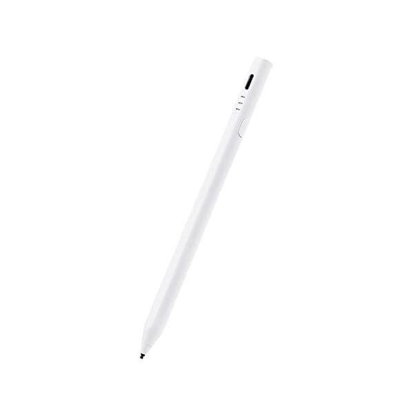 エレコム タッチペン スタイラスペン iPad ホワイト P-TPACSTHY01WH