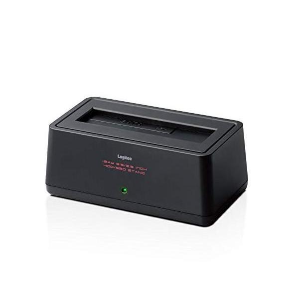 ロジテック HDDスタンド USB3.2Gen1 HDD SSD対応 2.5/3.5インチ 最大16...