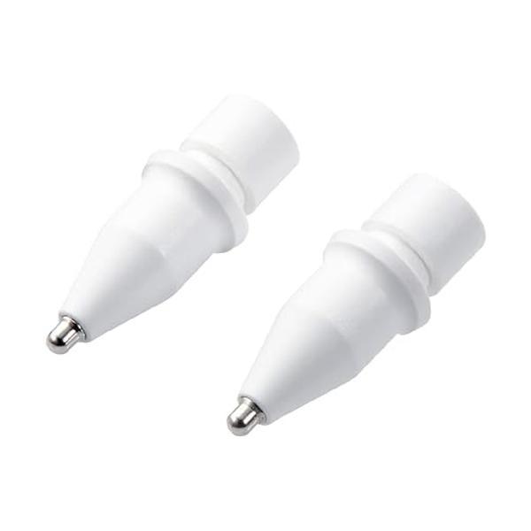 エレコム P-TIPAP02 Apple Pencil  第1世代 第2世代 交換ペン先 2個入り ...