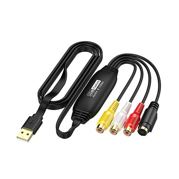 USB2.0 ビデオキャプチャー 1080P対応 ビデオ/VHS (NTSC/PAL) パソコン取り...