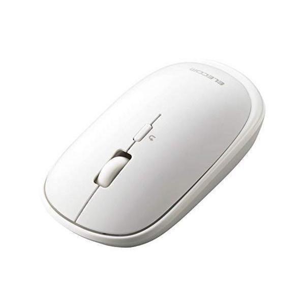 エレコム ワイヤレスマウス Bluetooth Slint M-TM10BBWH 薄型 静音 4ボタ...