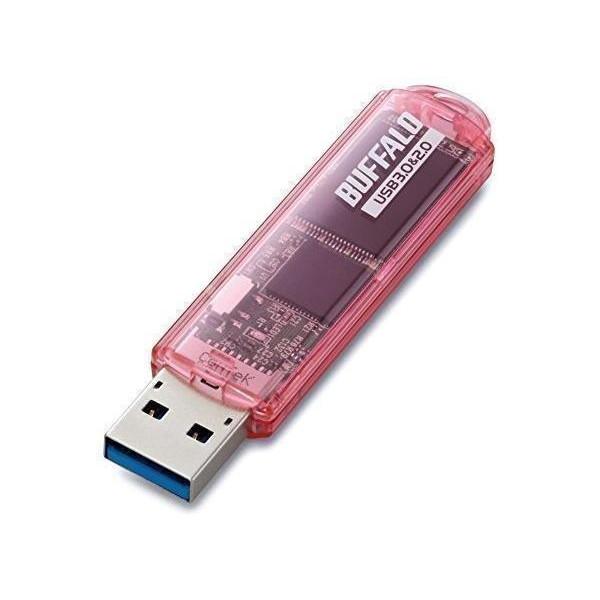 BUFFALO USB3.0対応 USBメモリ スタンダードモデル 64GB ピンク RUF3-C6...