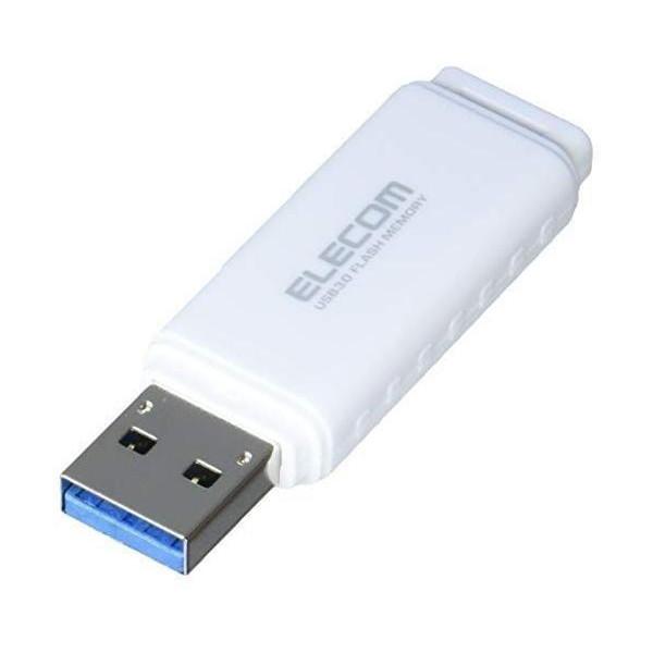 エレコム USBメモリ 16GB USB3.0 Windows Mac対応 キャップ紛失防止 1年間...
