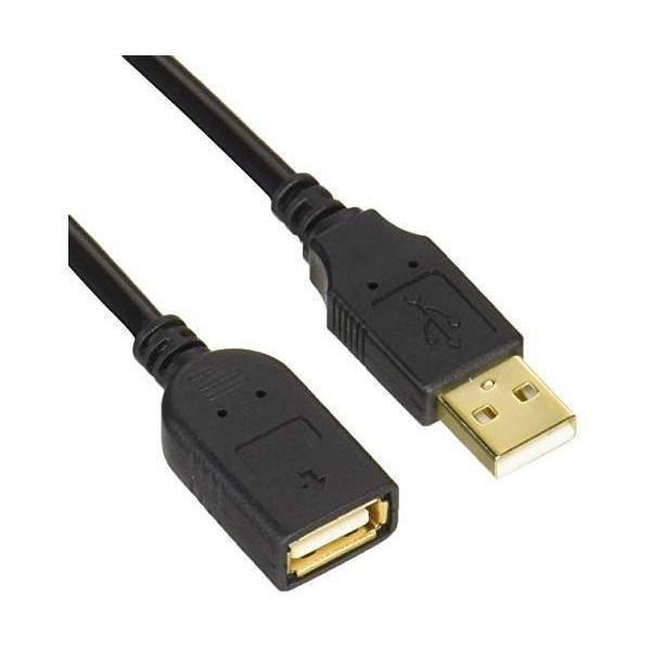 BUFFALO USB2.0延長ケーブル カーボン素子ねり込 3m ブラック BSUAAFR230B...