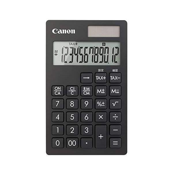 Canon ビジネス手帳型電卓 KS-12T-BK SOB 12桁