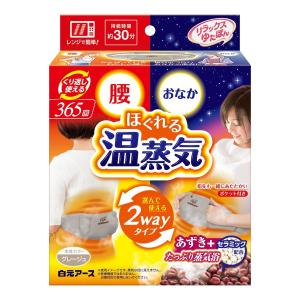 白元アース リラックスゆたぽん 2way?ホット ほぐれる温蒸気 湯たんぽ