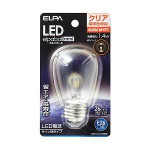 エルパ LED電球サイン形 LED電球 照明 E26 1.4W 電球色 屋内用 LDS1CL-G-G906｜bestone1