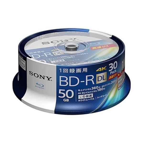 ソニー 30BNR2VJPP6 ビデオ用ブルーレイディスク 1回録画用 BD-R 30枚入り ディス...