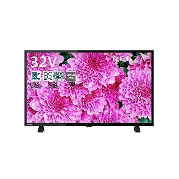 東芝 32V型 液晶テレビ レグザ 32S24 ハイビジョン 外付けHDD ウラ録対応 （2020年...