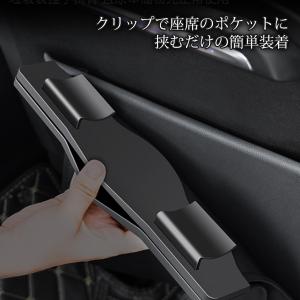 ゴミ箱 車 ブラック フック&マジックテープ固...の詳細画像3