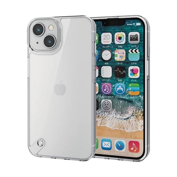 エレコム iPhone 14 13 ケース カバー ガラス 高硬度9H クリア PM-A22AHVC...