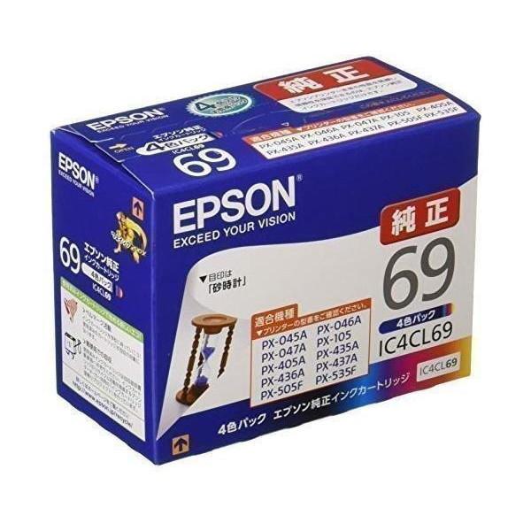 エプソン 純正 インクカートリッジ 砂時計 IC4CL69 4色パック