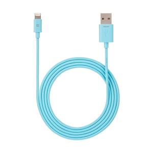 SoftBank SELECTION USB Color Cable with Lightning Connector ブルー SB-CA34-APLI BL｜bestone1