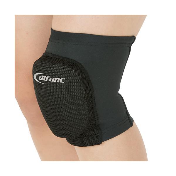 D&amp;M D-809JR ジュニア用バレーボールサポーター トリコットパッド 1ヶ入り ブラック M ...