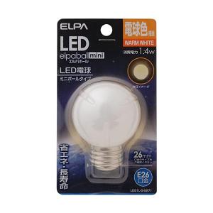 エルパ LED電球G50形E26 電球色 屋内用 LDG1L-G-G271｜bestone1