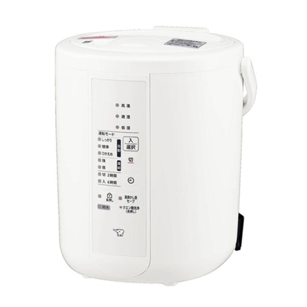 象印 EE-RU35ーWA スチーム式加湿器 2.2L 木造6畳 プレハブ洋室10畳まで ホワイト ...