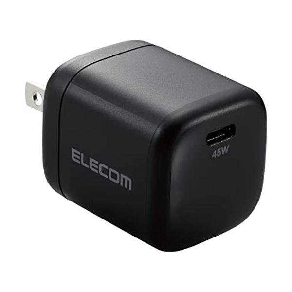 エレコム MPA-ACCP29BK ブラック USB-C 充電器 USB PD対応 45W Type...