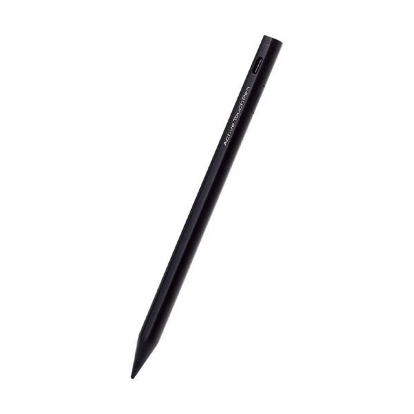 エレコム P-TPACSTAP02BK ブラック タッチペン スタイラス 充電式 iPad専用 パー...