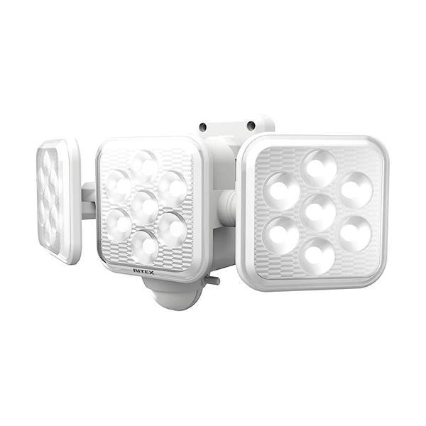 ムサシ RITEX フリーアーム式LED高機能センサーライト(5W×3灯) ソーラー式 S-330L...