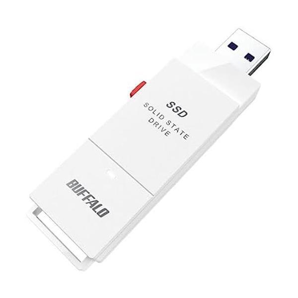 バッファロー SSD-SCT2.0U3-WA (ホワイト) 外付けSSD SSD-SCTU3Aシリー...