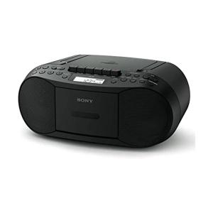 ソニー CDラジカセ レコーダー CFD-S70 : FM AM ワイドFM対応 録音可能 ブラック CFD-S70 B｜bestone1