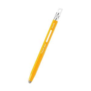 エレコム P-TPENSEYL イエロー タッチペン 六角鉛筆型 子ども向け ストラップホール付き 導電繊維タイプ｜bestone1