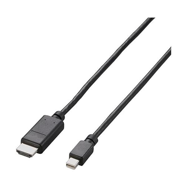 エレコム Mini DisplayPort (オス) - HDMI (オス) 変換ケーブル 3m ブ...