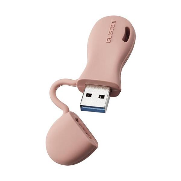 エレコム USBメモリ 32GB USB3.2（Gen1）対応 一体型キャップ式 子ども用 レッド ...