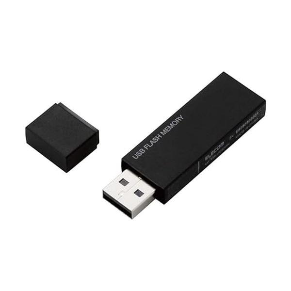 エレコム USBメモリ 64GB USB2.0 セキュリティ機能対応 ブラック MF-MSU2B64...