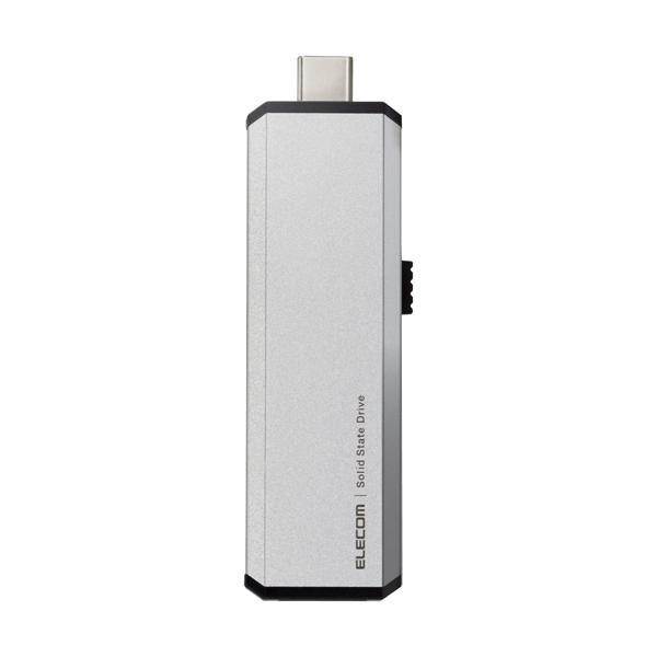 エレコム 外付けSSD 250GB USB3.2 シルバー ESD-EWA0250GSV