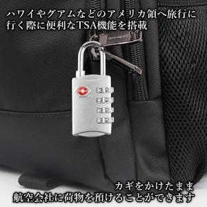 TSAロック 4桁ダイヤル式 南京錠 シルバー...の詳細画像2