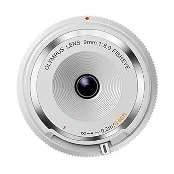 オリンパス ミラーレス一眼 9mm f8 フィッシュアイ ボディキャップレンズ ホワイト BCL-0...