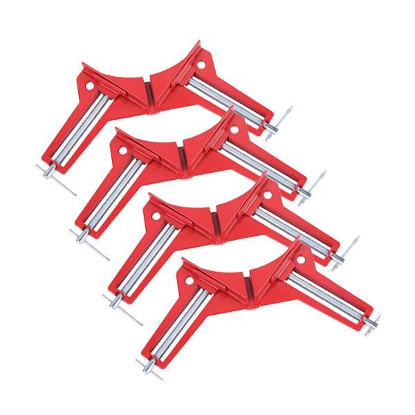 コーナークランプ 木工 直角 4個セット 90度 万能クランプ 木工定規 溶接 DIY 直角固定 工...