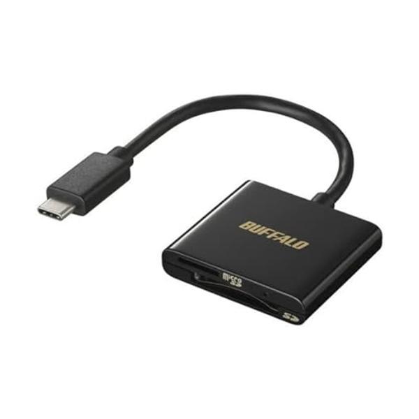 バッファロー BSCR110U3CBK(ブラック) USB Type-C接続カードリーダーライター