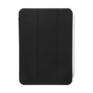 バッファロー 第6世代iPadmini ハイブリッドマットレザーケース ブラック BSIPD2108CHLBK｜bestone1