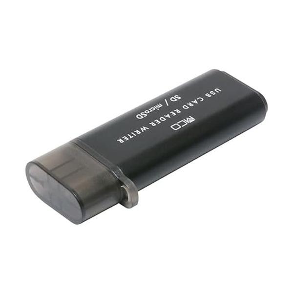 ミヨシ SDカードリーダ・ライタ USB3.2Gen1対応 USB Type-C コンパクト USR...
