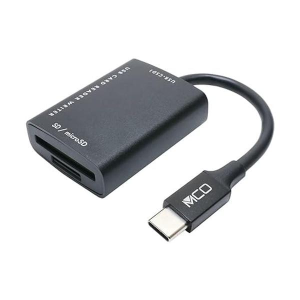 ミヨシ SDカードリーダ・ライタ USB3.2Gen1対応 USB-TYPE-C ブラック USR-...