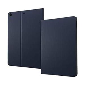 レイアウト iPad 10.2インチ 2019年モデル用 薄型レザーケース スタンド機能付き（ダークネイビー） RT-PA14LC1DN｜bestone1