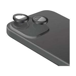エレコム PM-A23AFLLGBK iPhone15 15 Plus フィルム ブラック カメラレンズ用 硬度10H｜bestone1