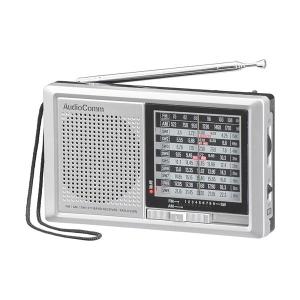 オーム電機 RAD-H330N 03-5570 ラジオ 短波ラジオ SW1-9 ワイドFM 乾電池式 AC電源式 2WAY｜ベストワン