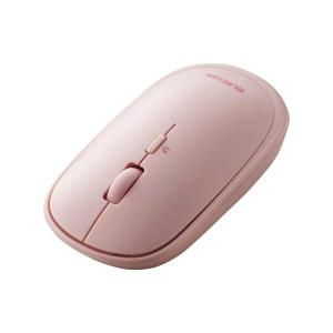 エレコム ワイヤレスマウス Bluetooth Slint M-TM10BBPN 薄型 静音 4ボタン プレゼンモード機能付 ポーチ付 ピンク｜bestone1