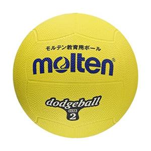 molten(モルテン) ドッジボール ゴム2号球 黄 D2Y