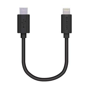 エレコム MPA-CL01BK USB-C to Lightningケーブル 0.1m ブラック ELECOM｜bestone1