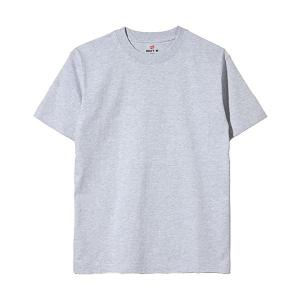 ヘインズ ビーフィー Tシャツ BEEFY-T 1枚組 綿100% 肉厚生地 ヘビーウェイトT H5180 ヘザーグレー L