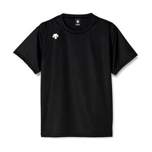 デサント Tシャツ 半袖 吸汗速乾 ストレッチ トレーニング ドライ インナー メンズ レディース 男女兼用 ブラック2 S｜bestone1