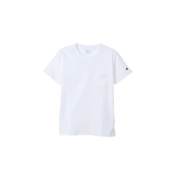 チャンピオン CW-X336 ホワイト M Tシャツ 半袖 丸首 COTTON USA ワンポイント...