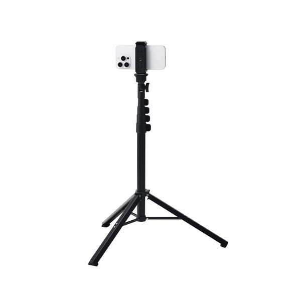 エレコム スマホ 三脚 スタンド 4.0インチ〜6.7インチのスマホ対応 カメラ 一眼レフ 自撮り ...