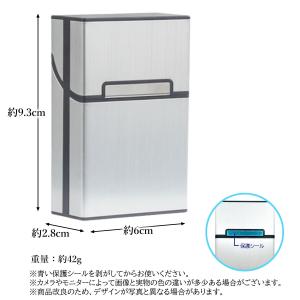 タバコケース シガレットケース メタル アルミ...の詳細画像5